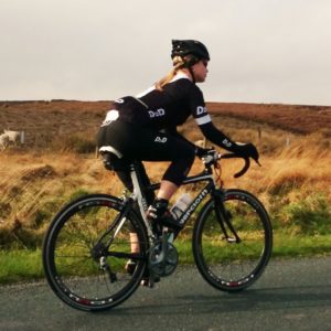 road cyclist wearing D2D cycling clothing