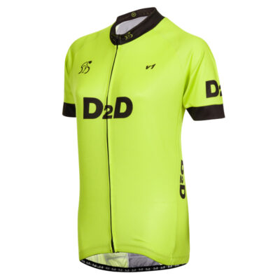 Ladies Short Sleeve Cycling Jersey - V1 Fluro