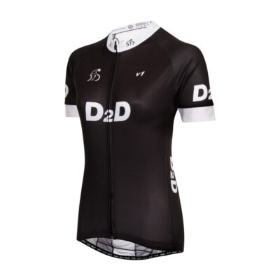 D2D Ladies Jersey V1 White Angle