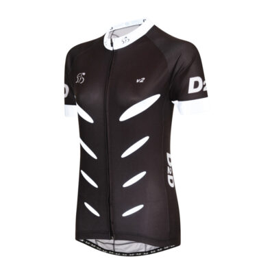 D2D Ladies Jersey V2 White Angle