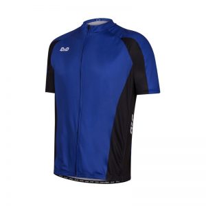 p1s blue mens plus size cycling jersey front
