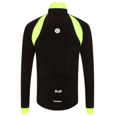 mens roubaix cycling jersey fluoro back