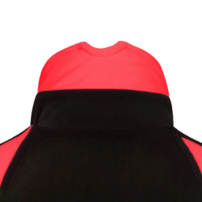 roubaix cycling jersey red collar