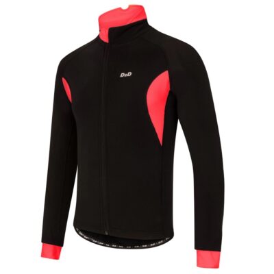 mens roubaix cycling jersey red front