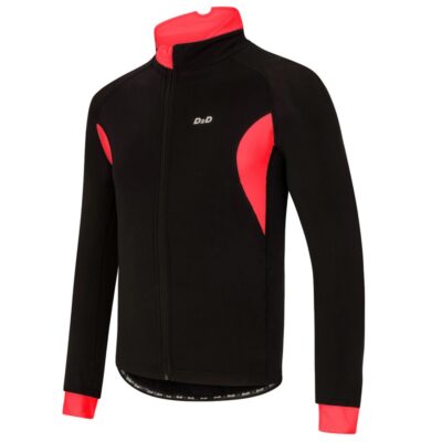 mens roubaix cycling jersey red front